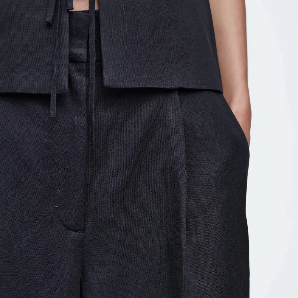 COS Black Wide Leg Pants - Picture 9 of 9